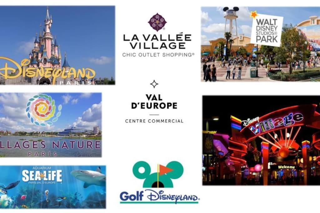 Disneyland Paris, Appartement 70M², Parking Prive Serris Dış mekan fotoğraf