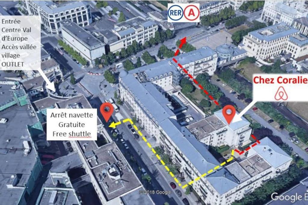 Disneyland Paris, Appartement 70M², Parking Prive Serris Dış mekan fotoğraf